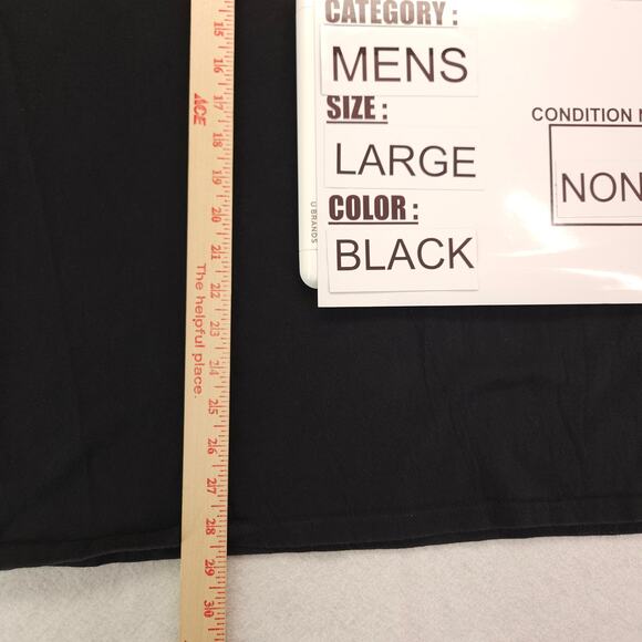 ACDC Band Crew Neck Short Sleeve Graphic T Shirt Mens Size Large L Black - Picture 8 of 9